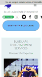 Mobile Screenshot of bluelarkentertainment.com